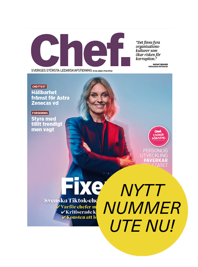 TikTik-chefen på nya numret av tidningen Chef
