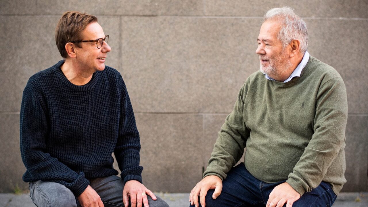 Folke Tersman och Stefan Einhorn. Foto: Eva Lindblad Einhorn