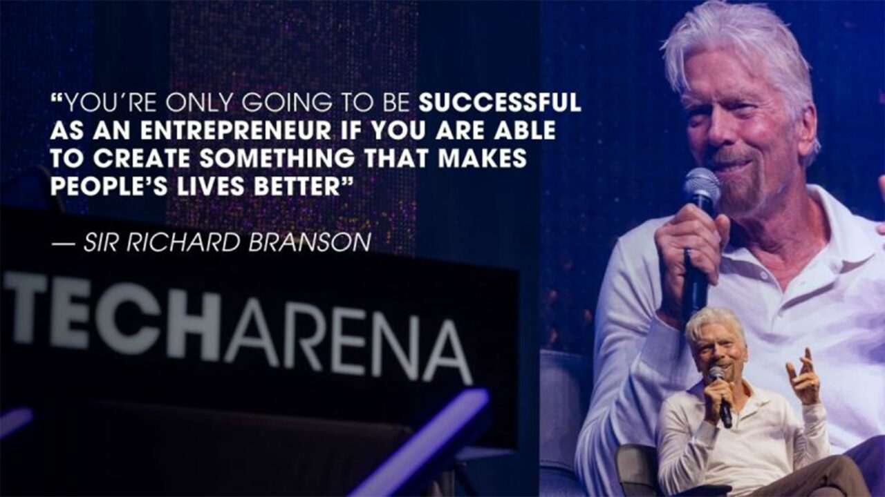 Richard Branson. Techarena 2025.