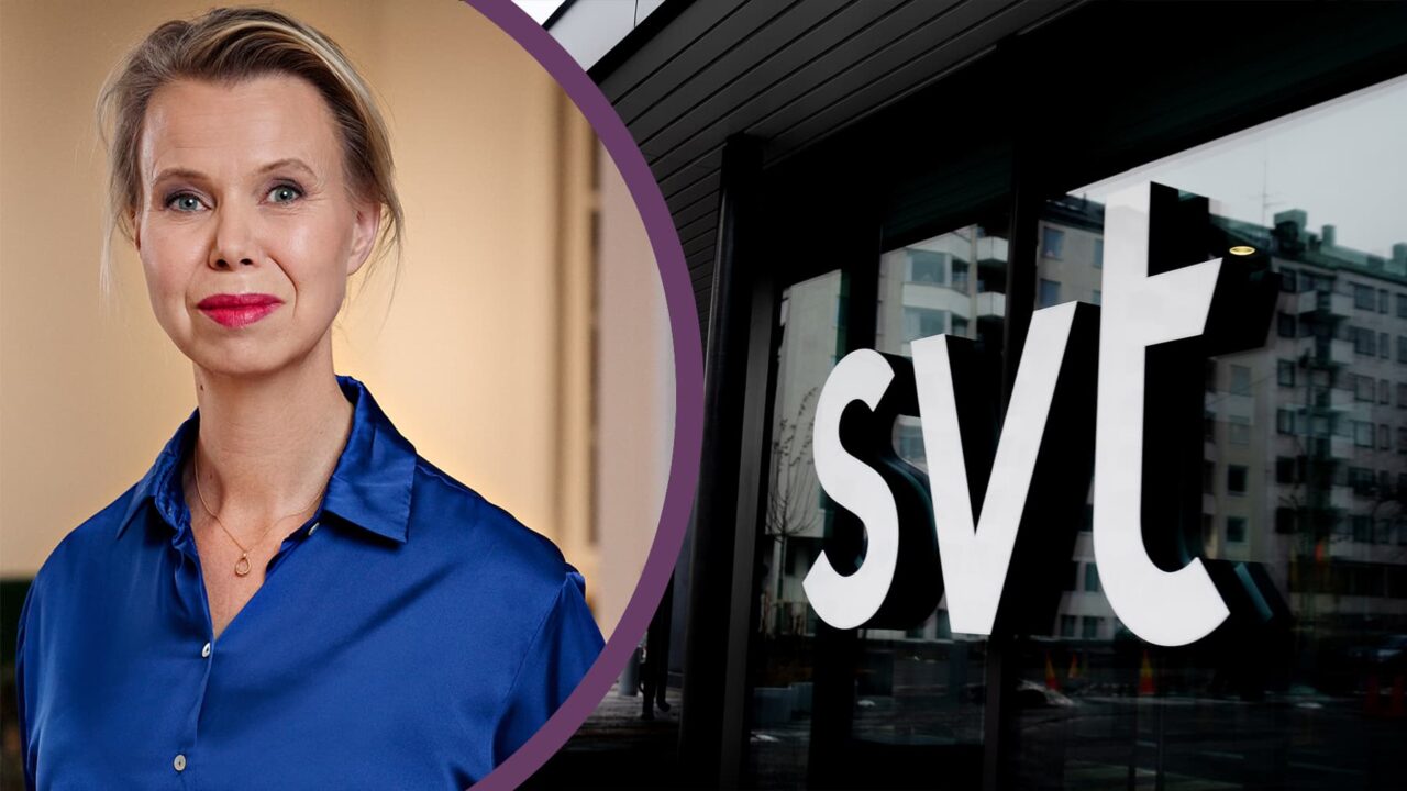 Porträttbild på Anne Lagercrantz, vd SVT. Foto: Eva Edsjö, TT