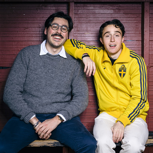 Porträttbild på Charles Faro och Tim Rangström