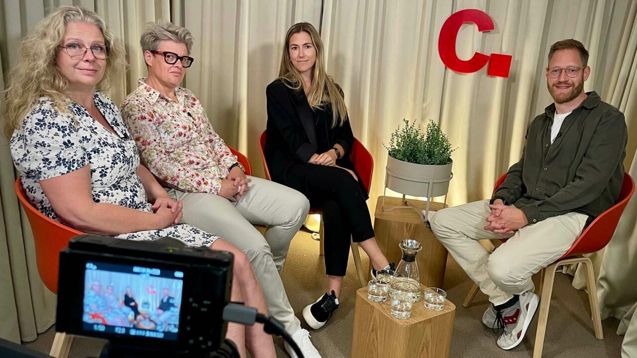 Annika Sjöberg, Martina Nelson, Calle Fleur och Marianne Rimbark.