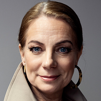 Porträttbild på Petra Schedin Stergel.