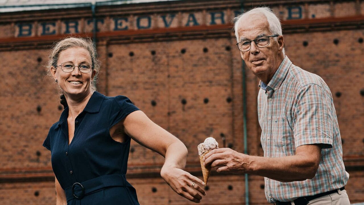 Porträttbild på Lovisa Stenström och Per Stenström