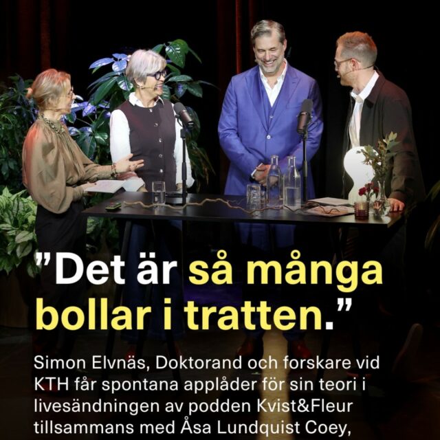 Annika Kvist, Åsa Lundquist Coey, Simon Elvnäs, Calle Fleur. Chefdagen 2025