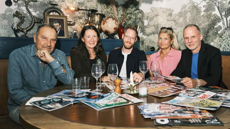 Samlingsbild på Henrik Frenkel, Ann Fredlund, Calle Fleur, Cissi Elwin och Martin Kreuger