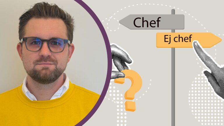 Porträttbild på Vilhelm Hanzén samt grafik på pilar och fingrar