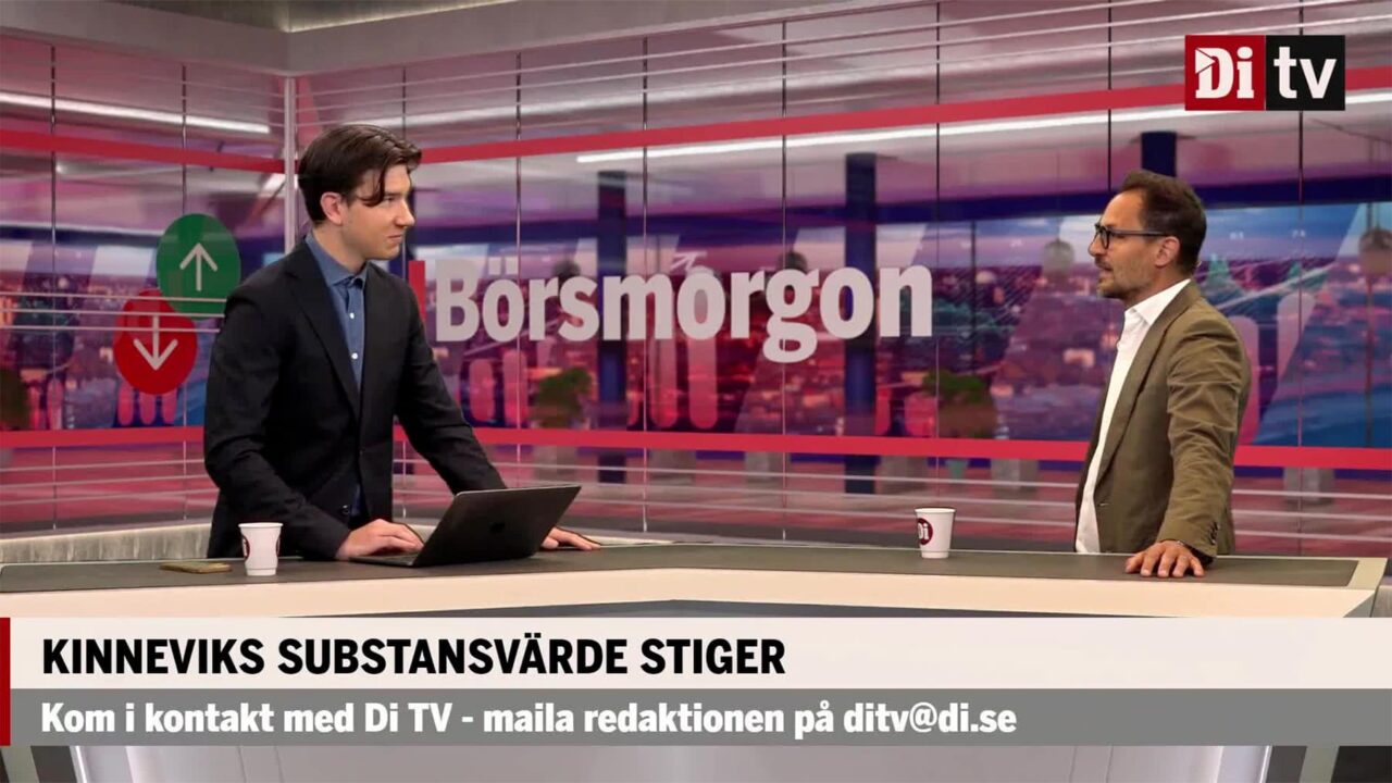 Georgi Ganev kommenterar kvartalsrapporten i Börsmorgon i Di TV, 2025.