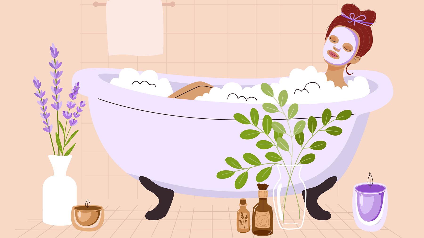 Ett varmt bad innan läggdags kan hjälpa dig att sova bättre.