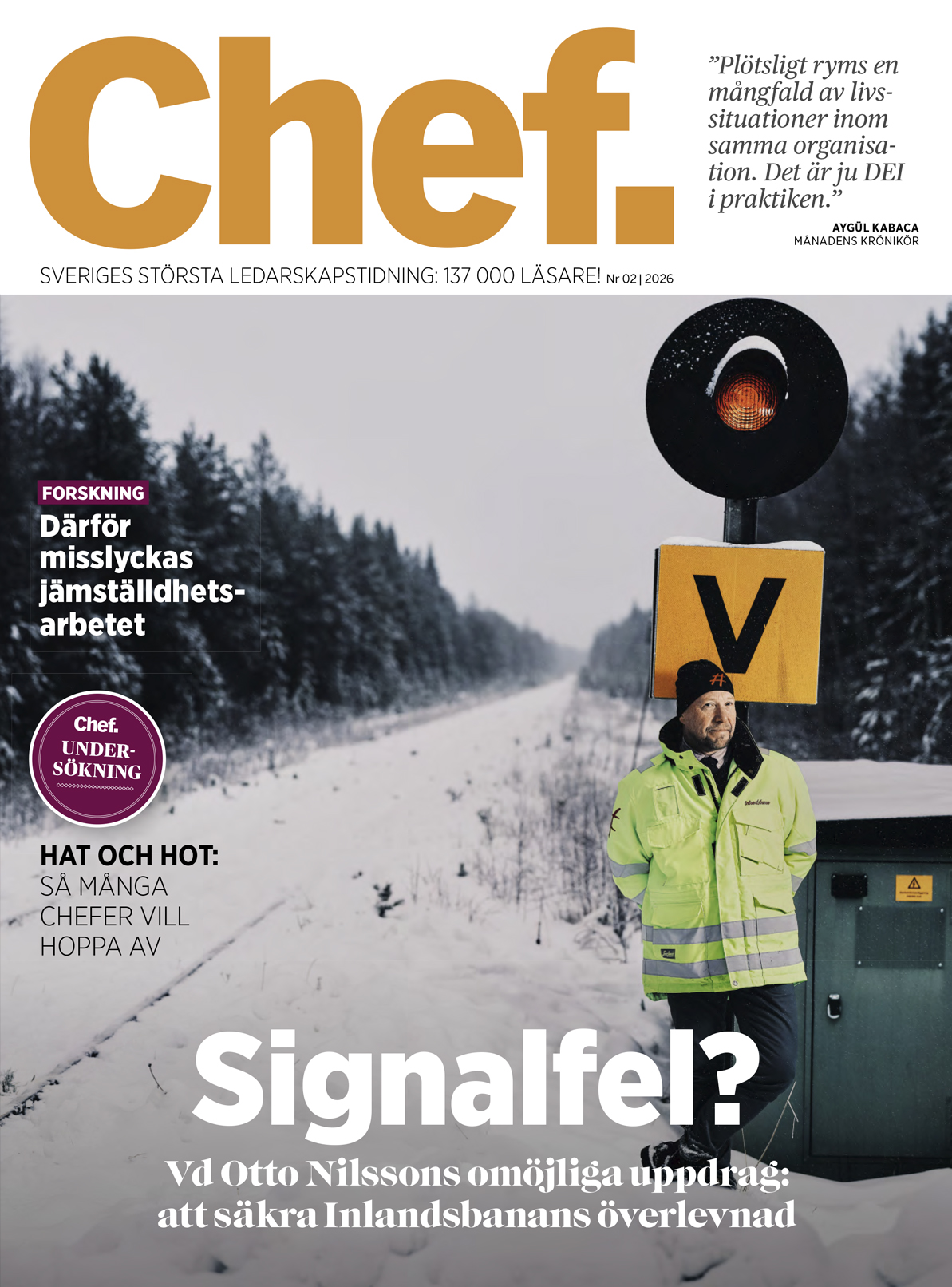 Senaste numret av Chef, nr 2 2026
