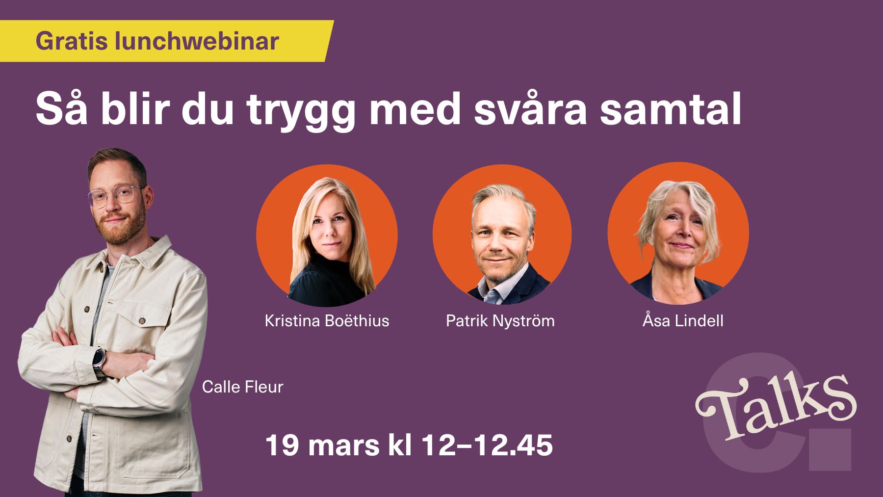 Chefakademin Talks om svåra samtal