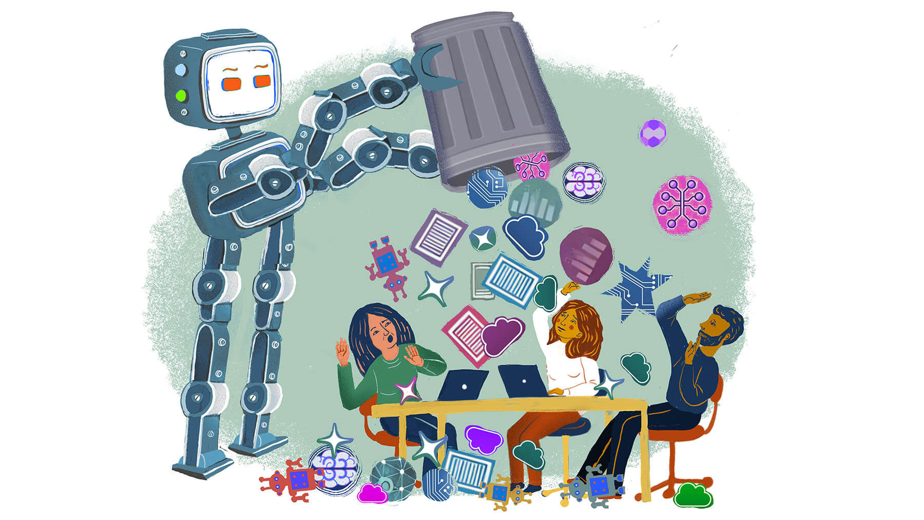 Illustration: Lotta Sjöberg.