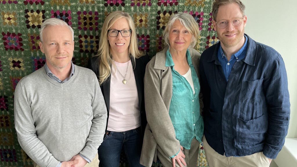 Patrik Nyström, Kristina Boëthius, Åsa Lindell och Calle Fleur.