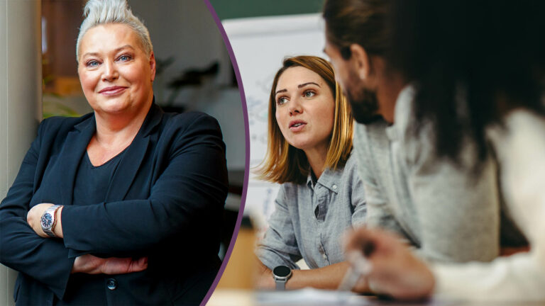 Lorri Mortensen Mates, ordförande för Ledarna i privat tjänstesektor, LPT.