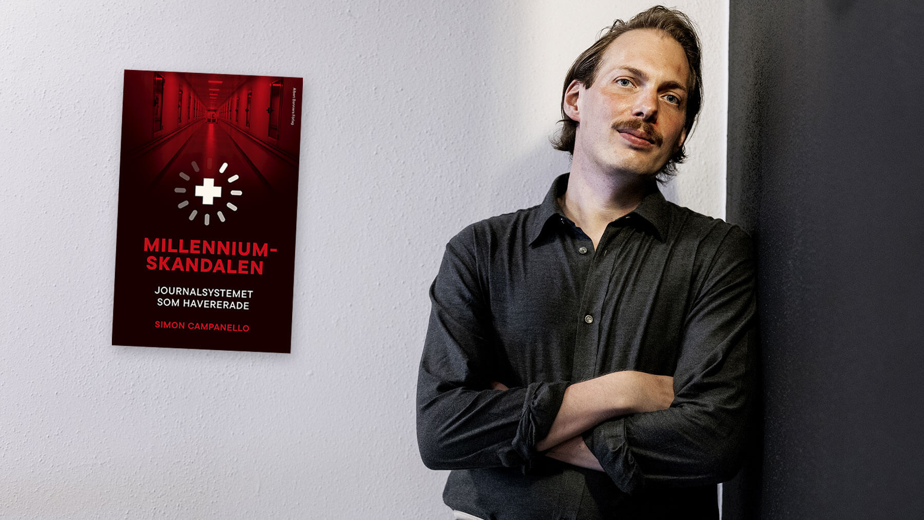 Simon Campanello har skrivit en bok om haveriet kring journalsystemet Millennium.