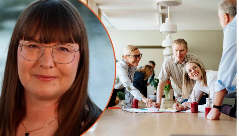 Eva-Marie Fellermark berättar om branschorganisationen LiVOS ledarutvecklingsprogram