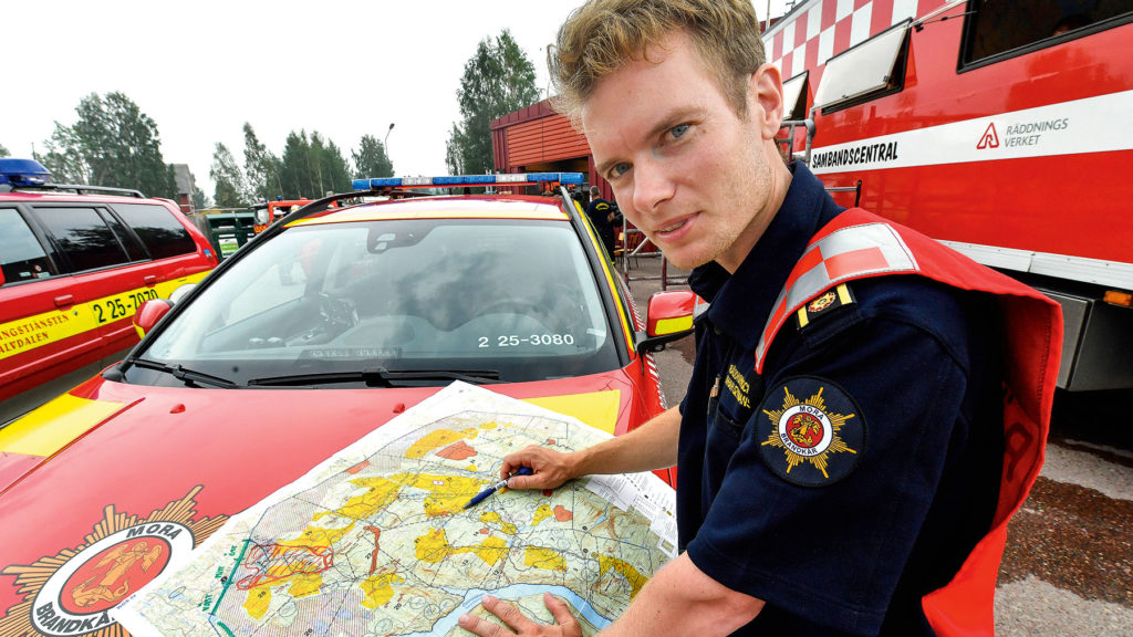 Räddningschef Joahn Szymanski ledde arbetet mot skogsbränderna 2018.