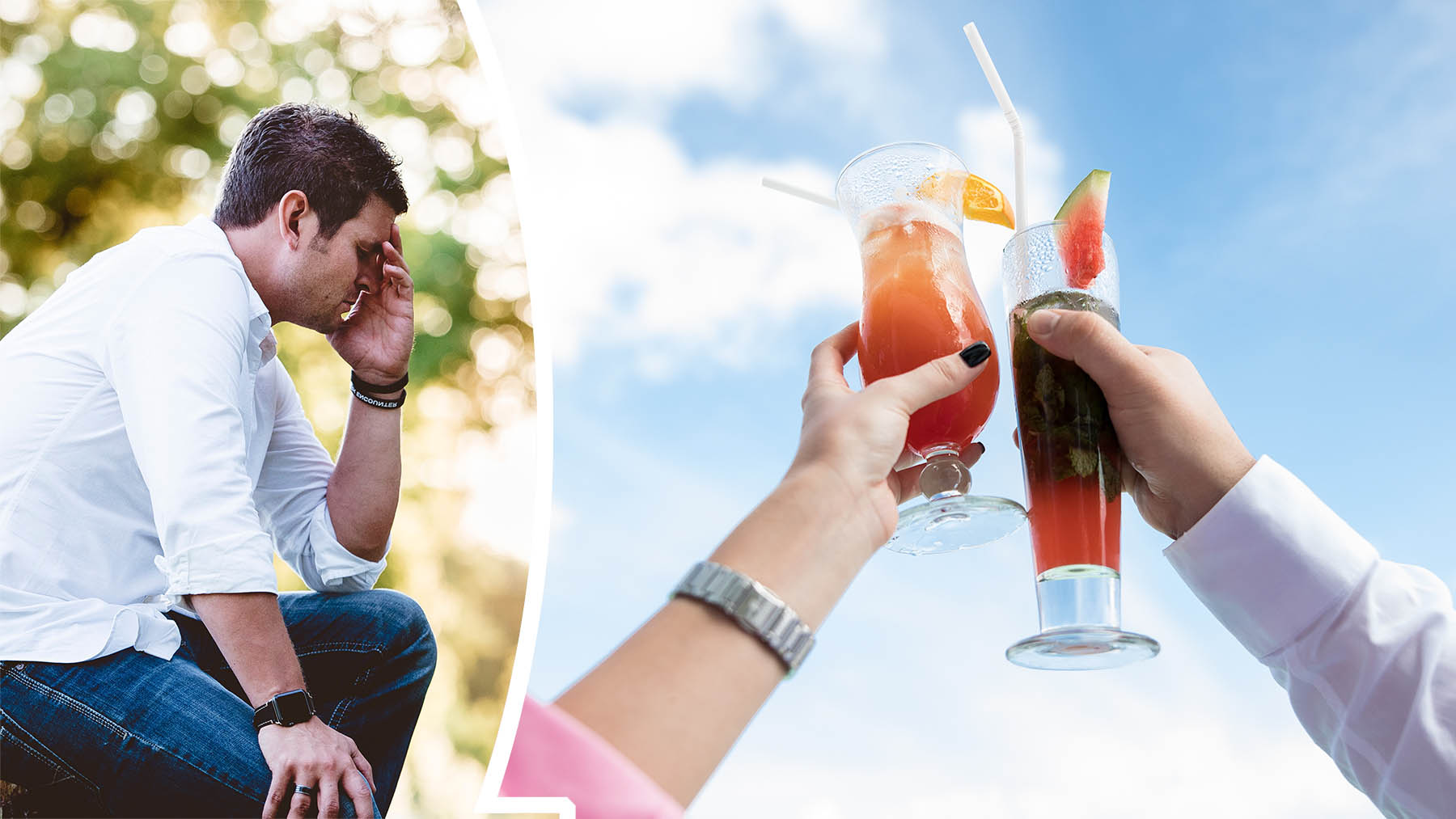 Hälften av svenskarna dricker mer på sommaren.