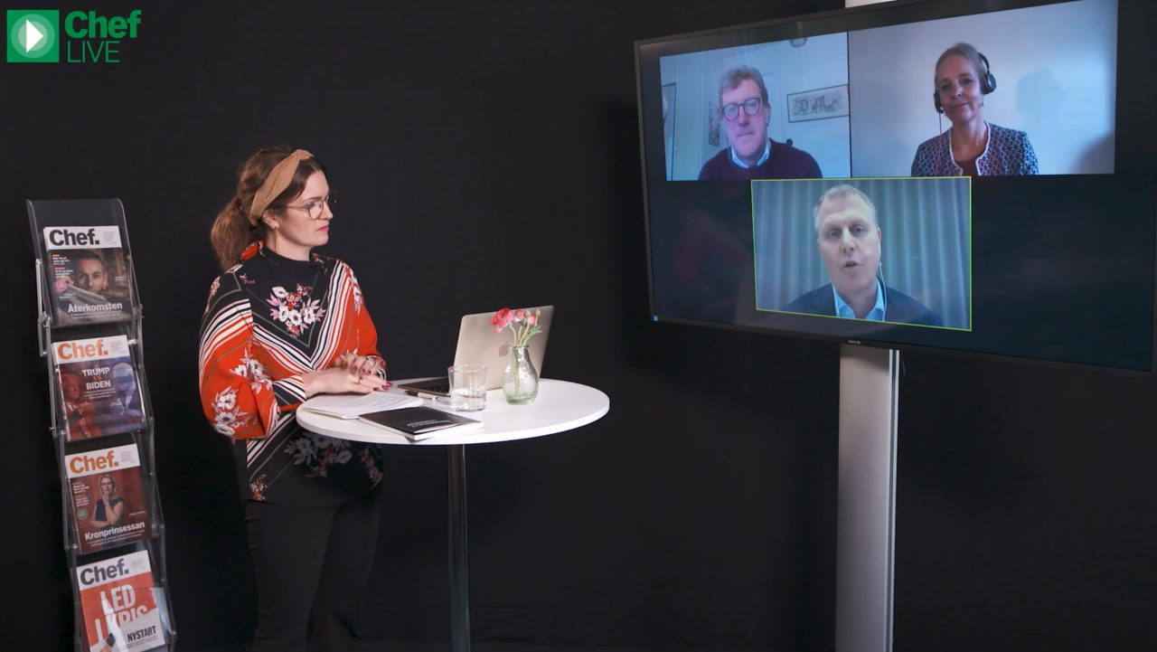 Se webbinariet Chef Live i efterhand, med Apoteket, Handelshögskolan och Stora Enso.
